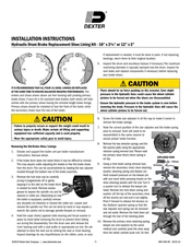 Shoe & Lining Kit: 10" x 2 1/4" or 12" x 2" Hydraulic Brakes (059-260-00)