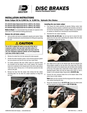 Brake Caliper Kit for 6,000 lbs. to 8,000 lbs. Hydraulic Disc Brakes (059-799-00)