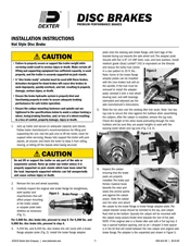 Hat Style Disc Brake Instruction Sheet (059-A34-00)
