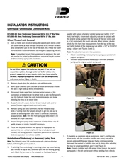 Overslung/Underslung Conversion Kits Instruction Sheet (059-551-00)