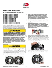 12-1/4” Electric Brake Shoe and Lining Kit (059-653-00)