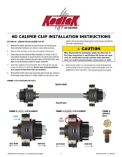 Kodiak HD Caliper Clip Installation Instructions (059-Z15-03) 