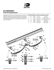 Tandem Axle Spring Hanger Kit (059-Z01-13)