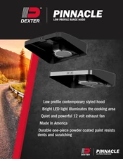 Pinnacle Low Profile RV Range Hoods (LIT-259-00)