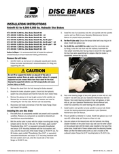 Retrofit Kit for 6,000-8,000 lbs. Hydraulic Disc Brakes  (059-A57-00) 
