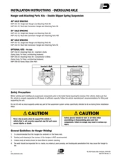 Hanger and Attaching Parts Kits Double Slipper Spring Suspension - Overslung (059-976-00)