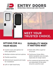 (LIT-820-00) Entry Doors - Recreational Vehicles and Cargo Trailers