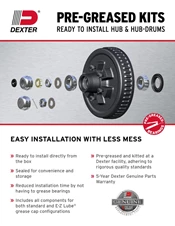 Pre-Greased Hub & Hub-Drum Flyer (LIT-268-00)
