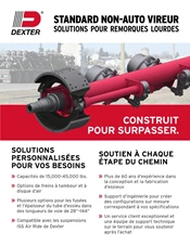 Heavy Duty Standard Axles - French (LIT-429-01) 