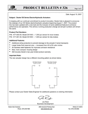 326: DX Series Electro-Hyd Actuators