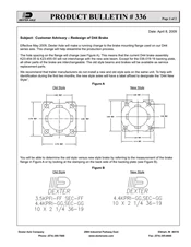336: Redesign of D44 Brake