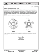343: Redesign of 008-256 Hub Series