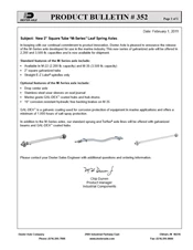352: 2 Square Tube M-Series Leaf Spring Axle