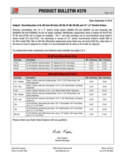 379: Discontinuation of AL-KO Axis 8K Axles and 12x2 Electric Brakes