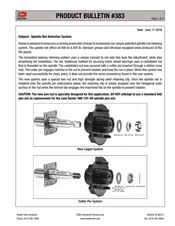 383: Spindle Nut Retention System