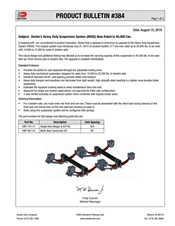 384: Dexter Heavy Duty Suspension System (HDSS) Now Rated to 45,000 lbs.
