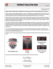386: Dexter Extends Industry Leading Warranty