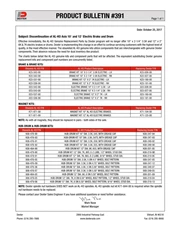 391: Discontinuation of AL-KO Axis 10 and 12 Inch Electric Brake and Drum