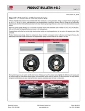 410: 12 x 2 Electric Brakes to Utilize Dual Retractor Spring