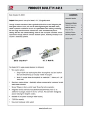 411: New Product Line-up for Dexter's DX7.5 Surge Actuators