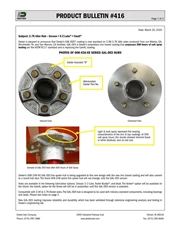 416: 3.7K Idler Hub – Grease - E-Z Lube® - Vault®
