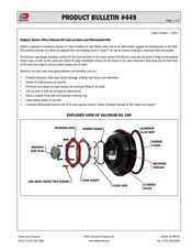 449: Valcrum Oil Caps on Axles and Aftermarket Kits