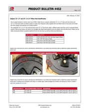 452: Substitute Hub-Drum Wheel Stud Update