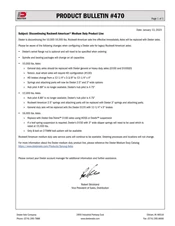 470: Discontinuing Rockwell American Medium Duty Product Line