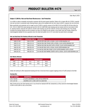 479: 5,200 lbs. Hub and Hub-Drum Obsolescence - Axle Production