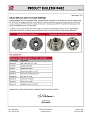 482: Replacing 8 Bolt 7K Gal-Dex® Idler Hubs