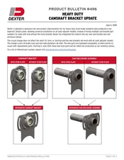 496: Heavy Duty Camshaft Bracket Update