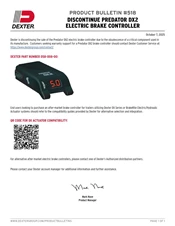 518: Discontinue Predator DX2 Electric Brake Controller