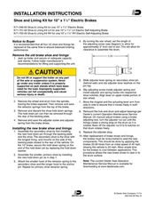 Shoe and Lining Kit 10 x 1.5 Electric Brakes (059-044-00)