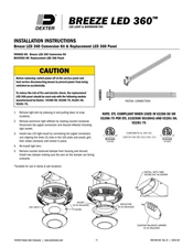 Breeze LED 360 Installation Instructions (VE0166-00) 