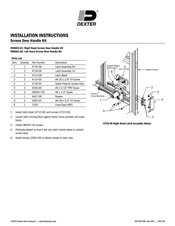Screen Door Handle Kit (VE0168-00)